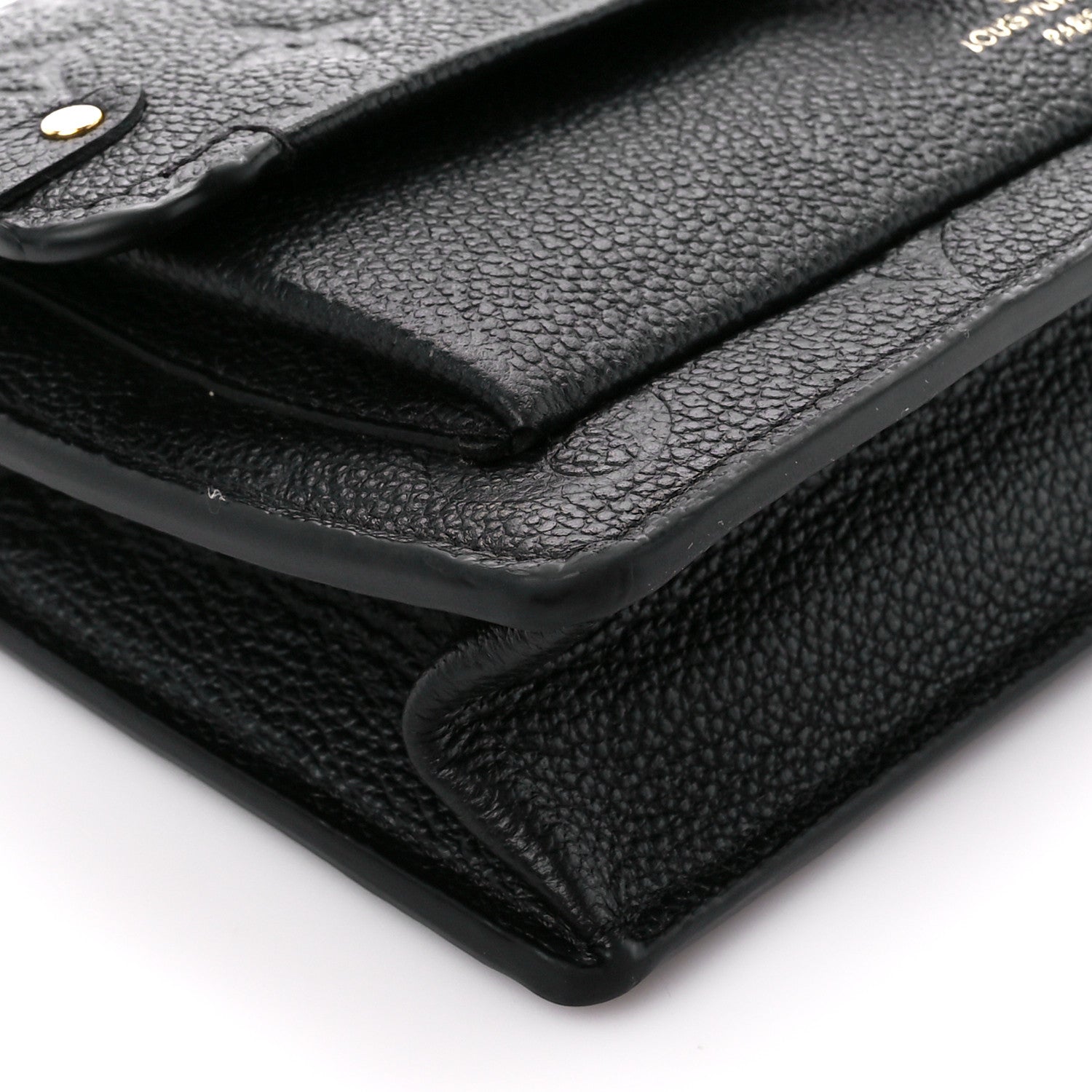 Louis Vuitton Empreinte Vavin Chain Wallet Black 9 of 11