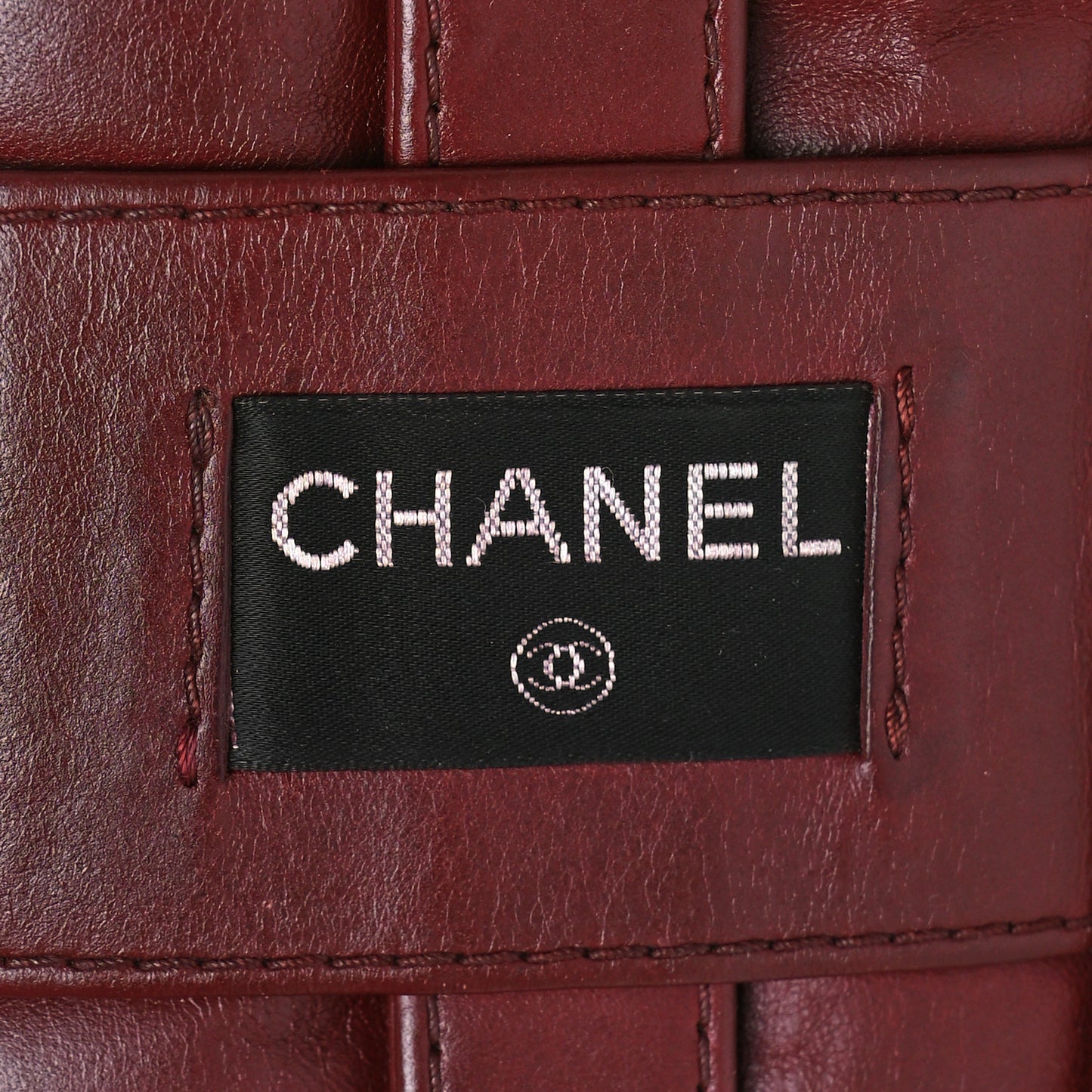 Lambskin Quilted Medium Icons Secret Label Flap Red