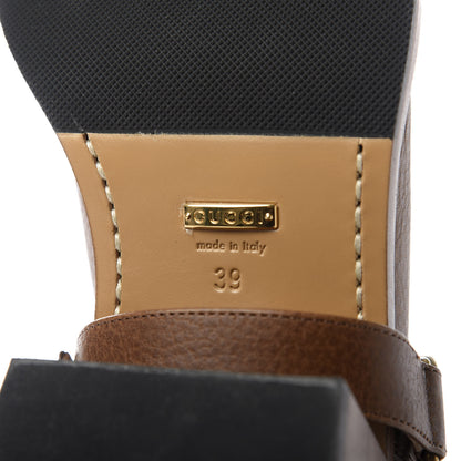 Gucci GG Monogram Calfskin Lola Tall Boots 39 Beige Ruggine Cuir 7 of 13