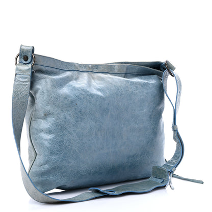 Balenciaga Chevre Classic Hardware Flat Messenger Sky Blue 4 of 24