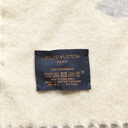 Louis Vuitton Cashmere Monogram Reykjavik Scarf 4 of 4