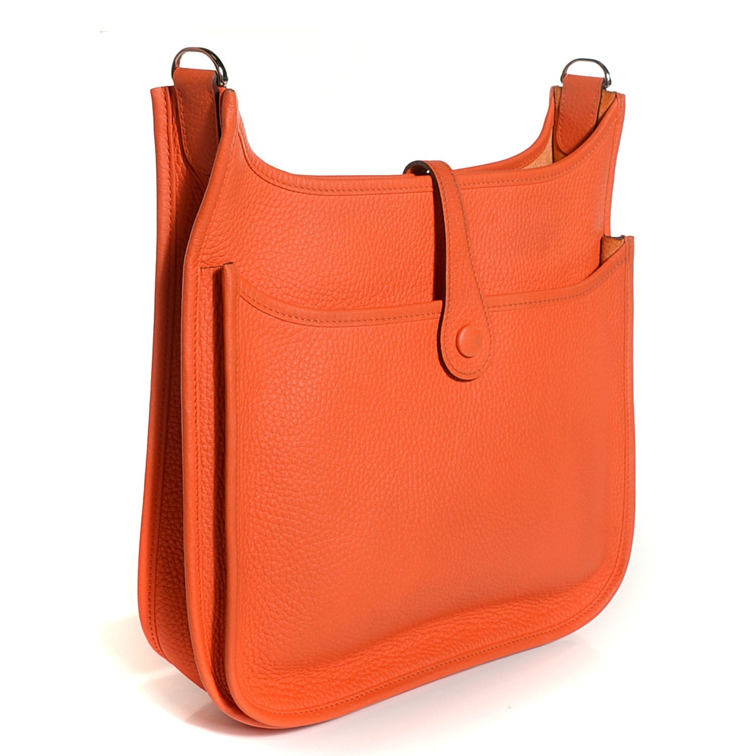 Hermes Taurillon Clemence Evelyne III PM Feu 3 of 16