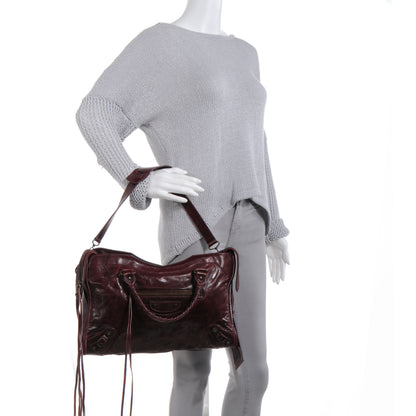 Balenciaga Chevre City Bordeaux 2 of 9