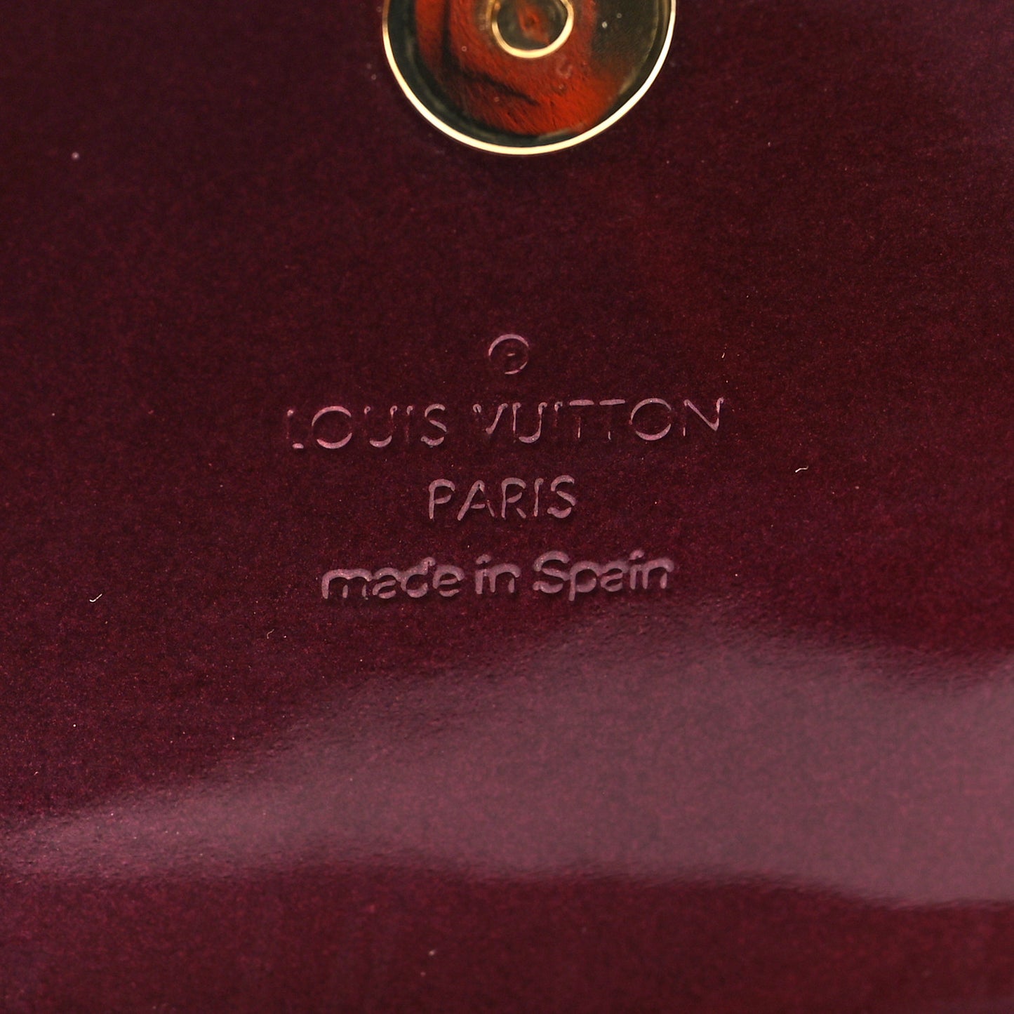 Patent Sobe Clutch Rouge Fauviste