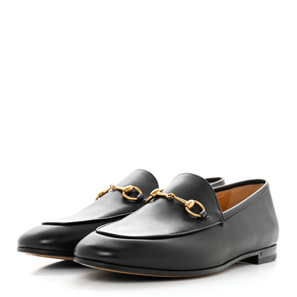 Gucci Calfskin Womens Jordaan Loafers 39 Black 3 of 9