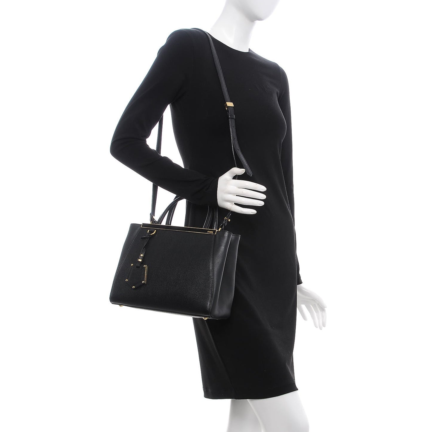 Vitello Elite Petite 2Jours Tote Black
