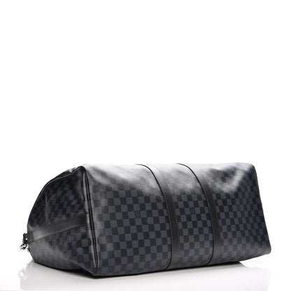Louis Vuitton Damier Cobalt Keepall Bandouliere 55 6 of 13