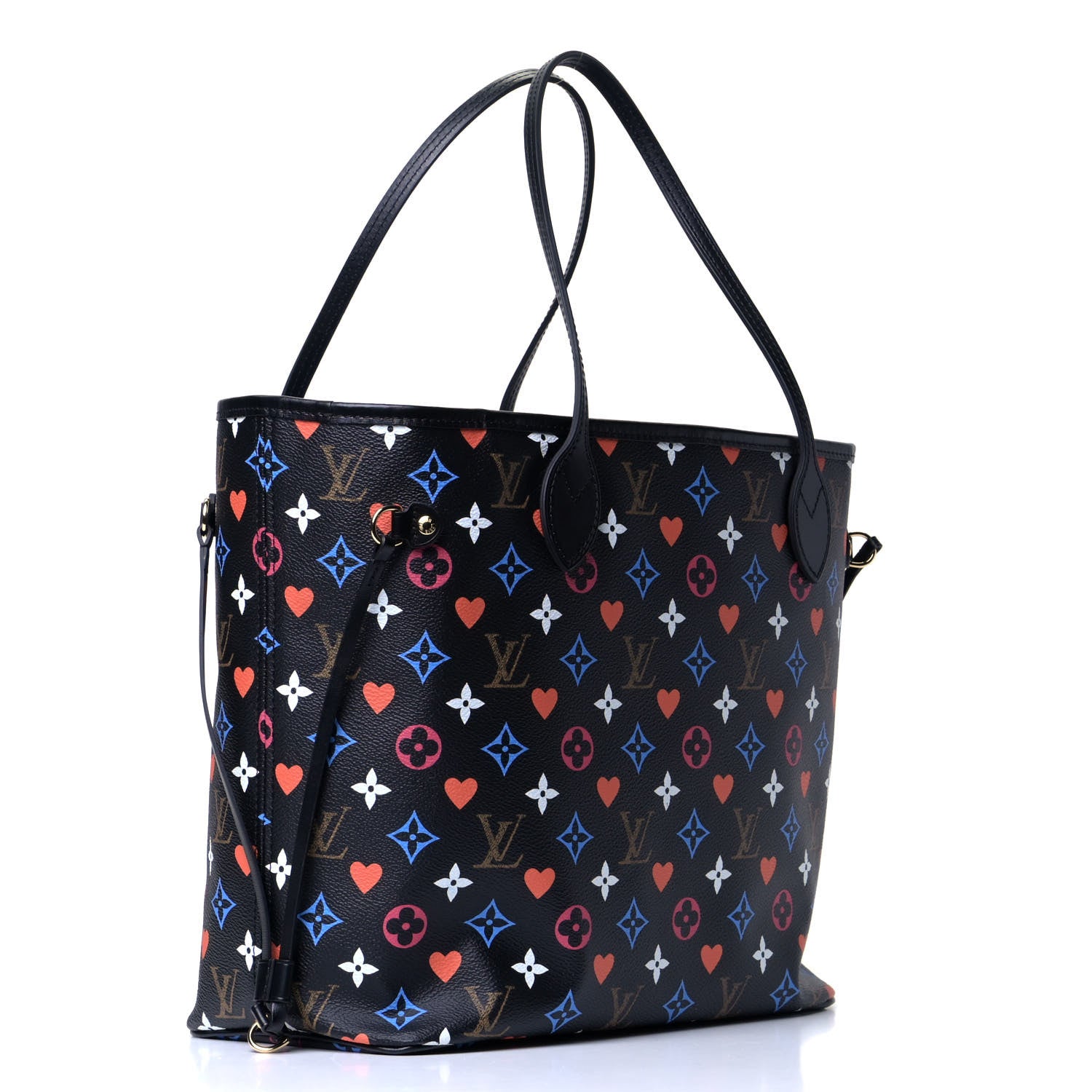 Louis Vuitton Game On Neverfull MM Black 2 of 5