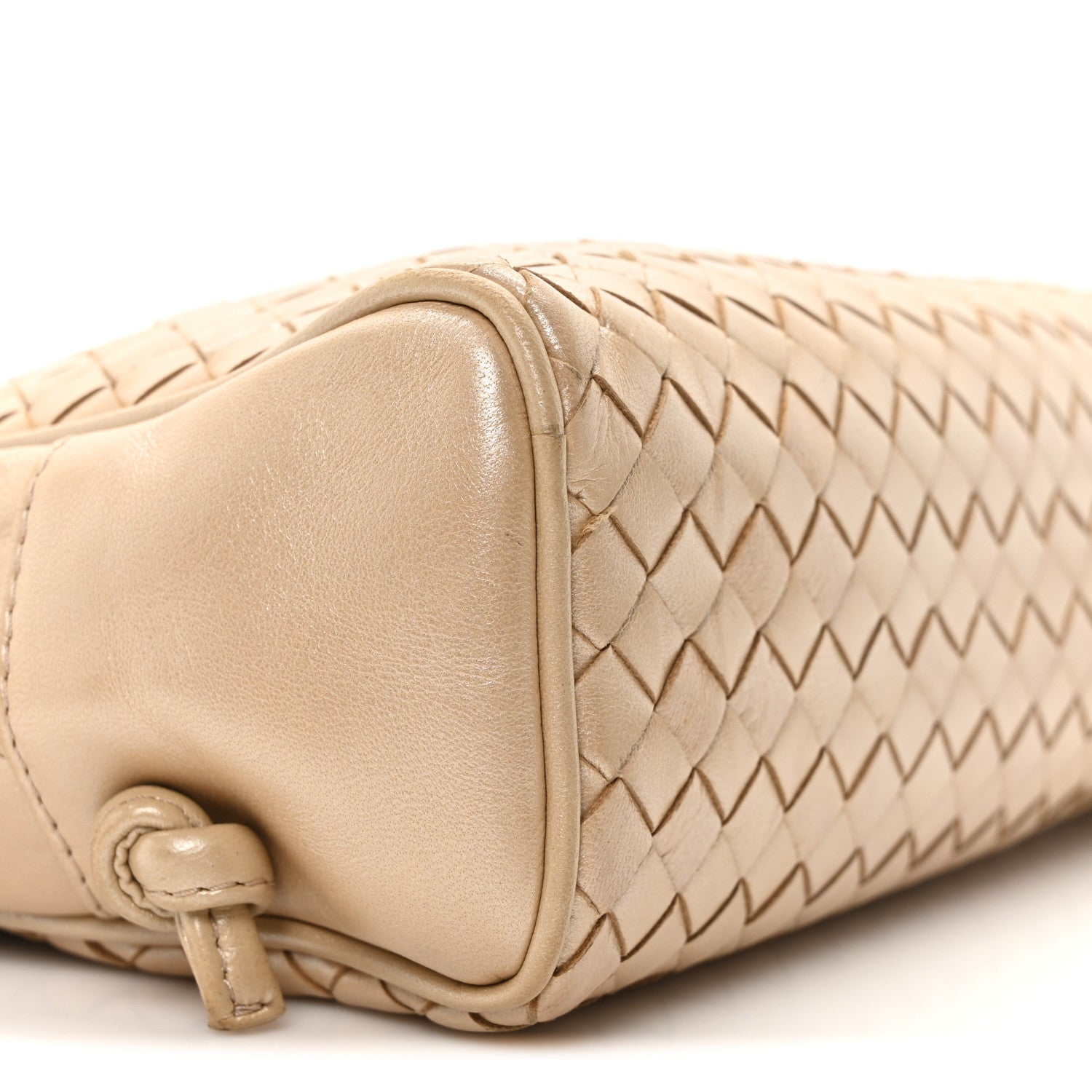 Bottega Veneta Metallic Nappa Intrecciato Mini Crossbody Rose Gold 9 of 10