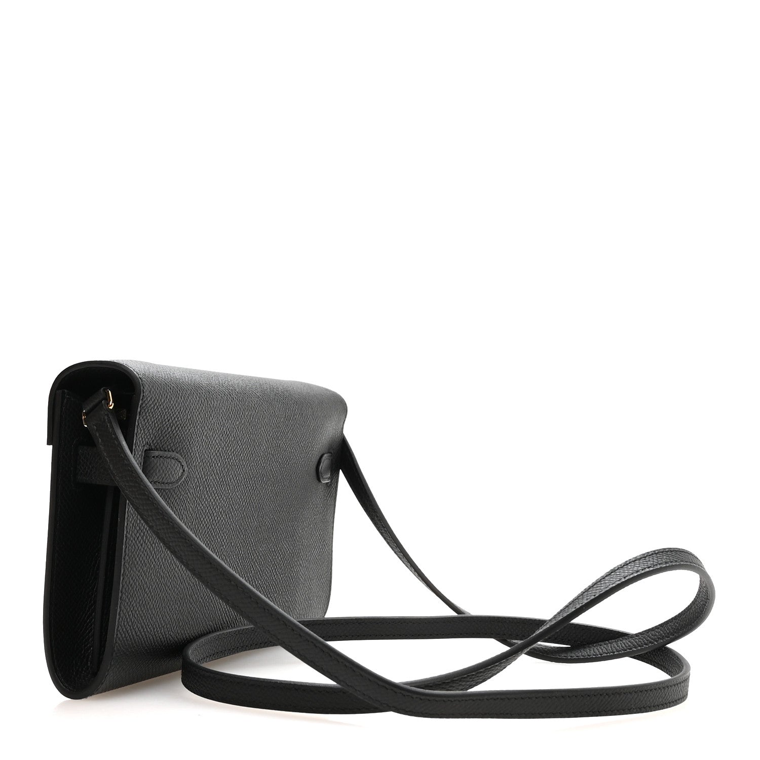 Hermes Epsom Kelly Wallet To Go Black 3 of 10