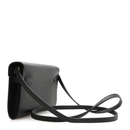 Hermes Epsom Kelly Wallet To Go Black 3 of 10