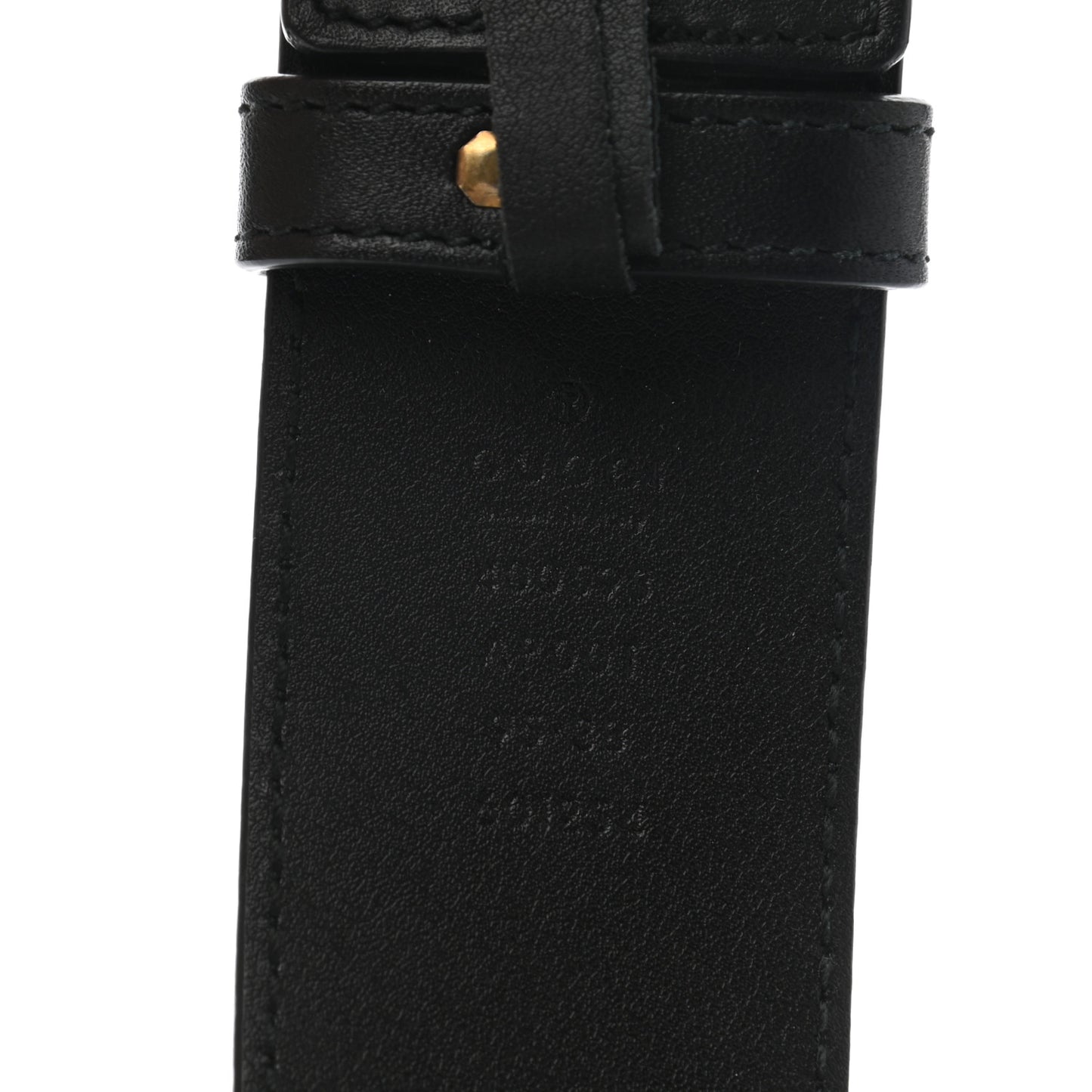 Calfskin Double G 40mm Belt 95 38 Black