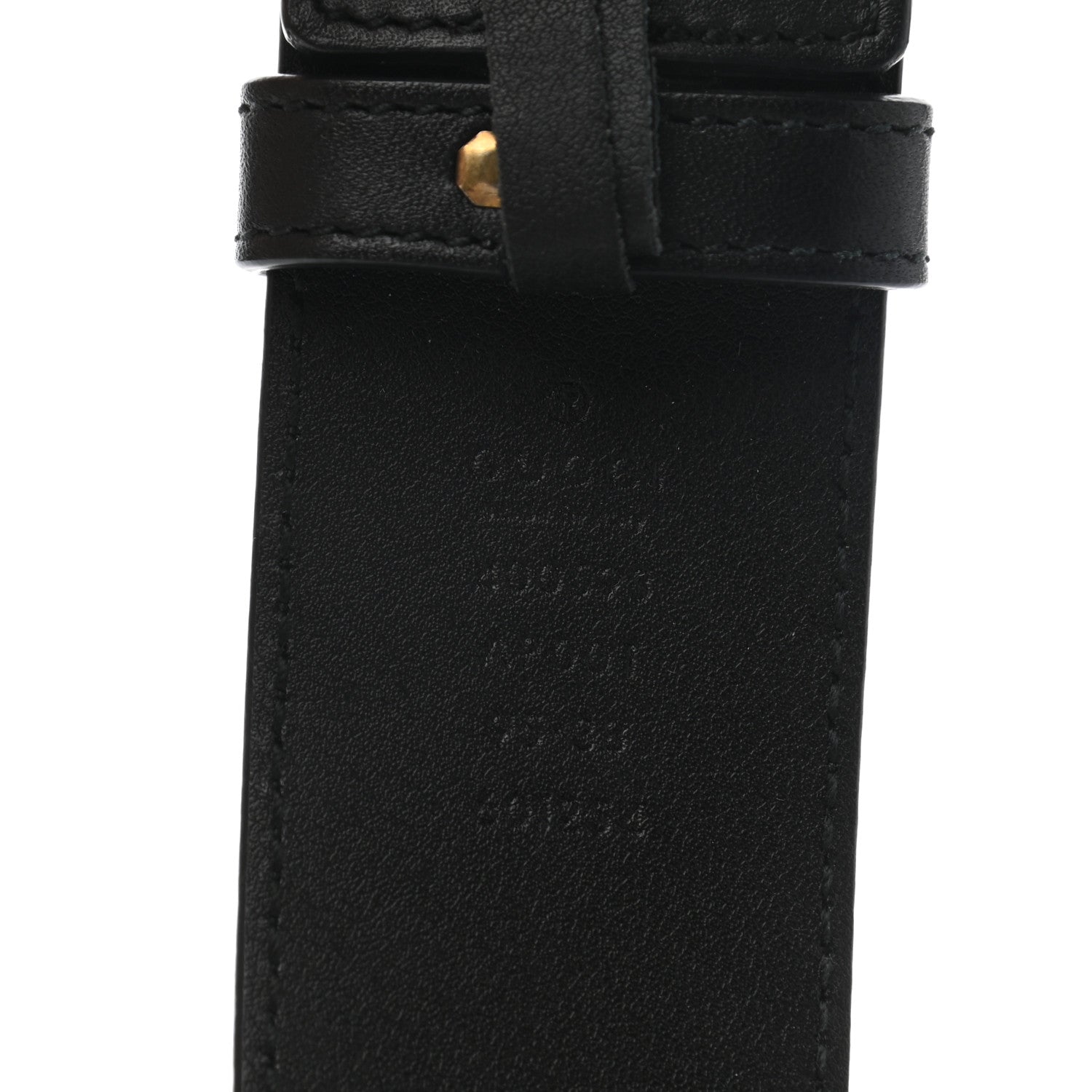 Gucci Calfskin Double G 40mm Belt 95 38 Black 3 of 5