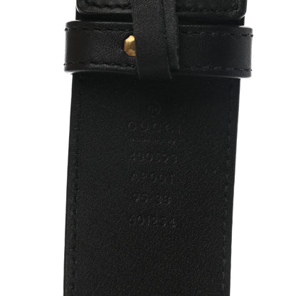 Gucci Calfskin Double G 40mm Belt 95 38 Black 3 of 5