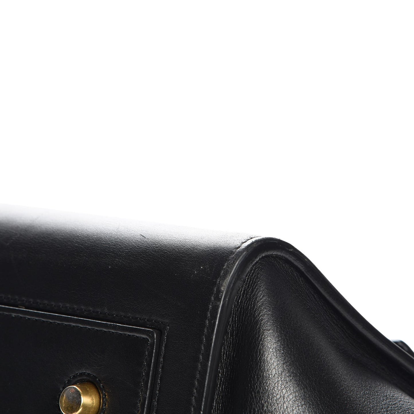 Smooth Calfskin Small Tie Knot Tote Black