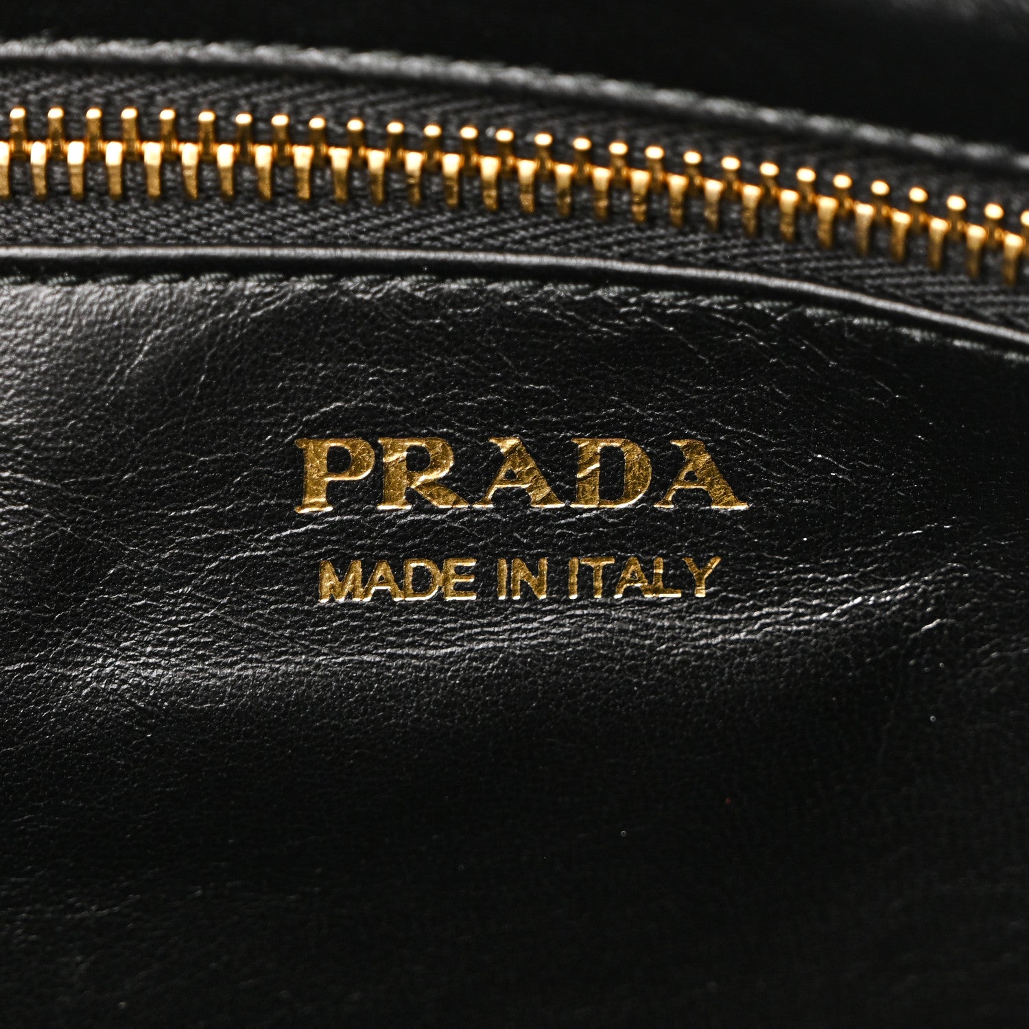 Prada Soft Grain Bauletto Medium Top Handle Bag With Padlock Black 6 of 9