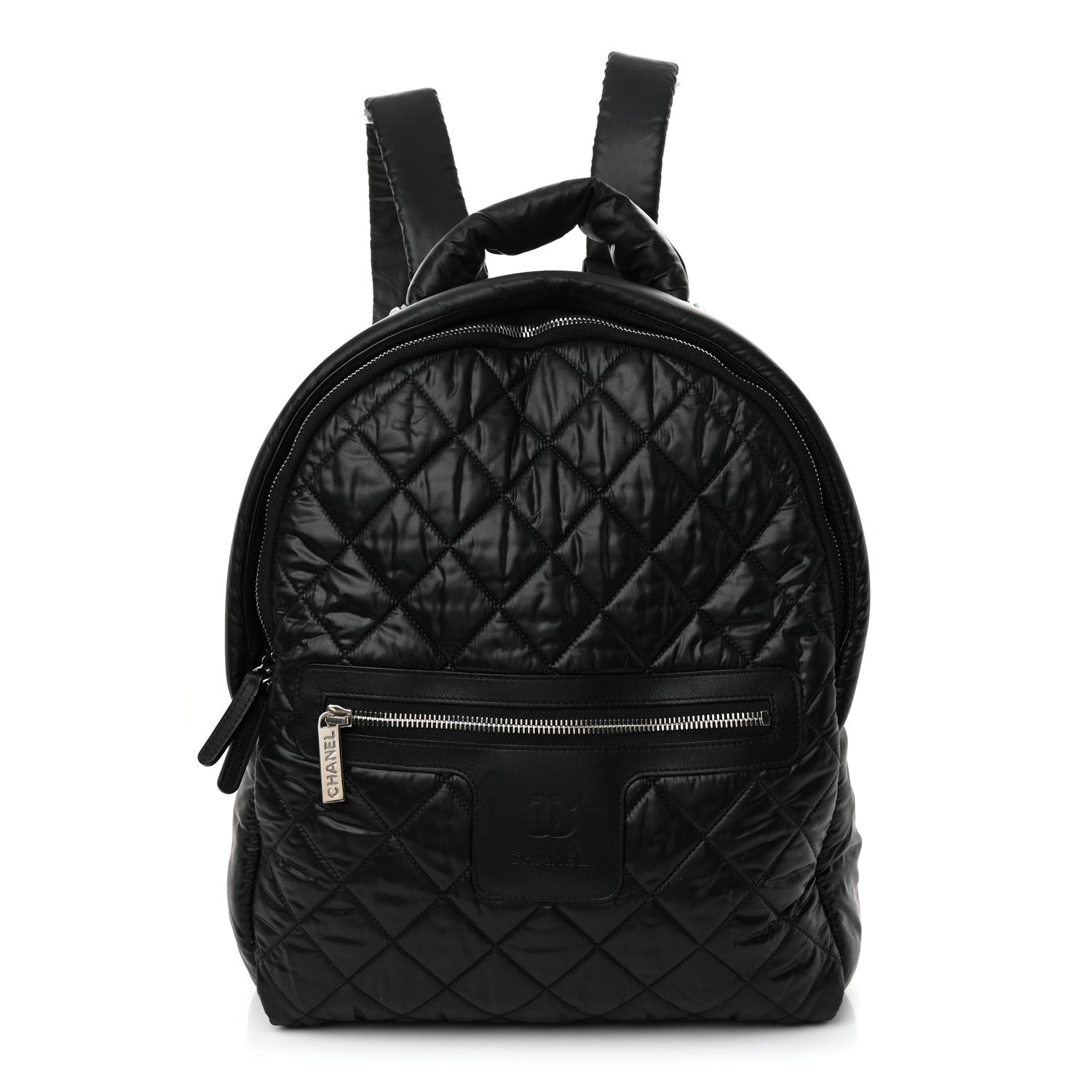 Chanel Nylon Quilted Coco Cocoon Backpack Black 1 of 10