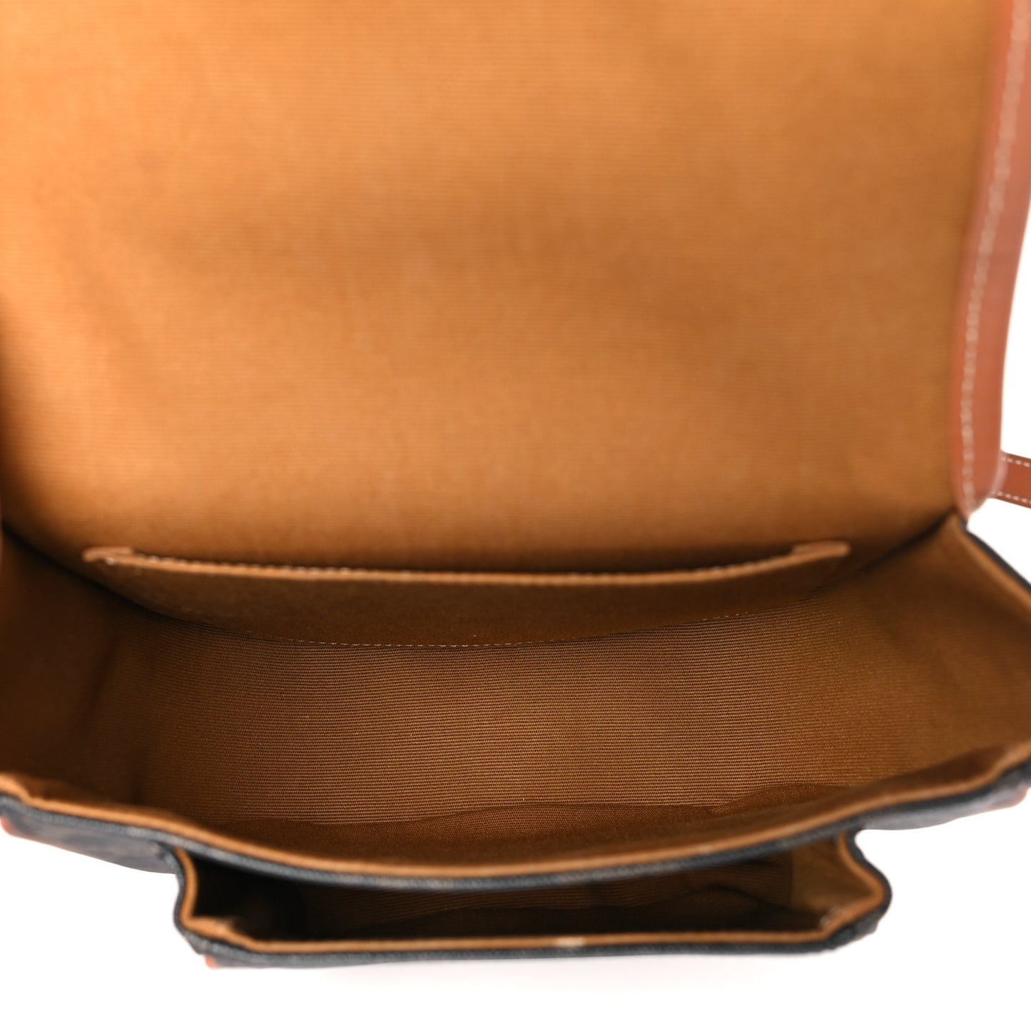 Triomphe Canvas Medium Folco Bag Tan