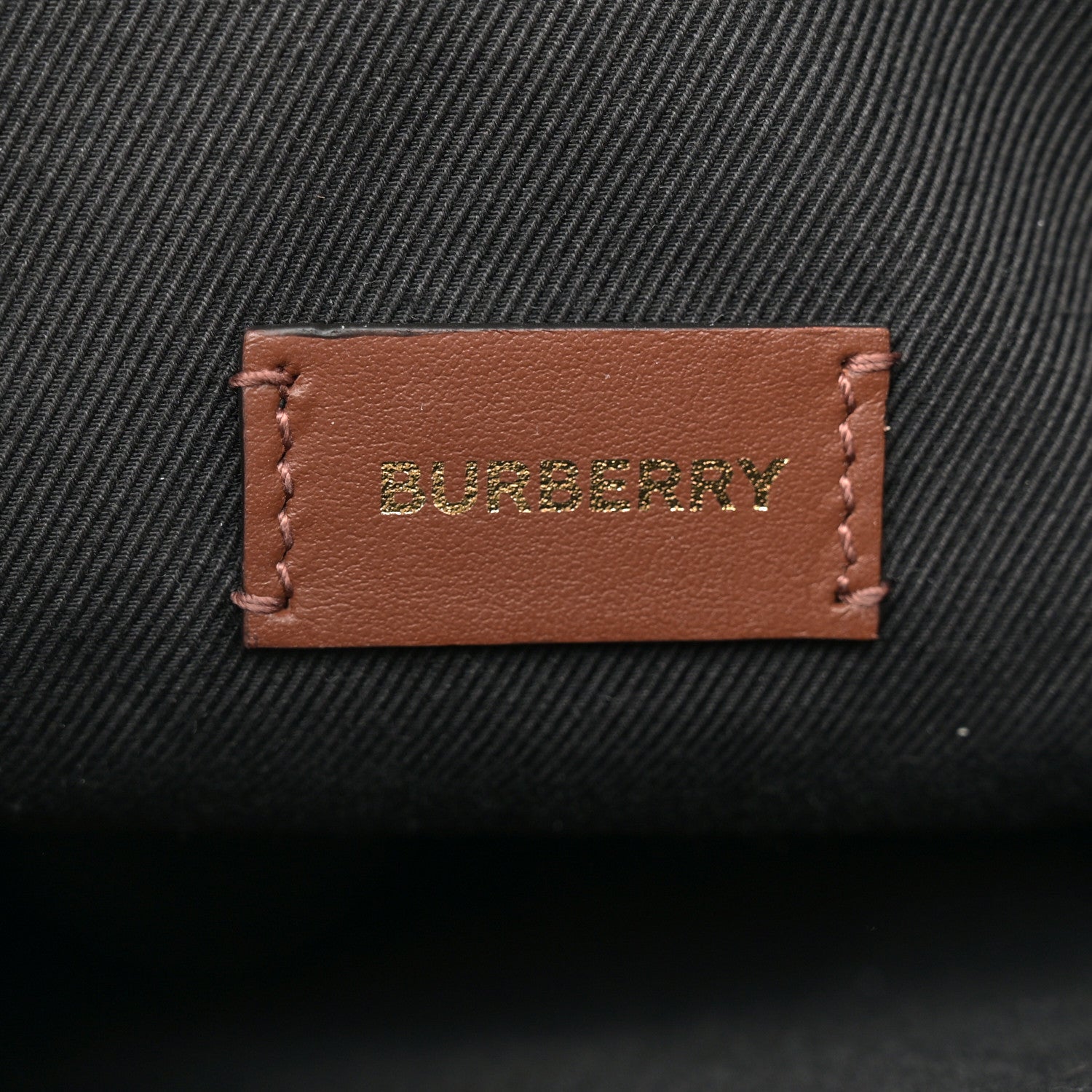 Burberry E-canvas Check Bowling Bag Dark Birch Brown 6 of 13