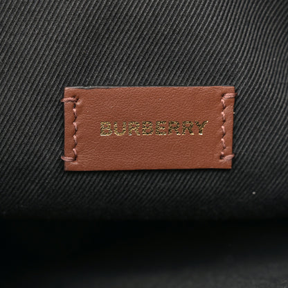 Burberry E-canvas Check Bowling Bag Dark Birch Brown 6 of 13