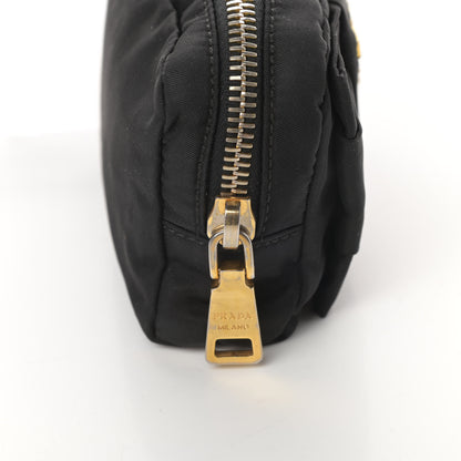 Prada Tessuto Nylon Bow Key Pouch Black 8 of 8