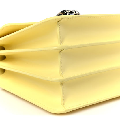 Bulgari Calfskin Serpenti Forever Top Handle Light Yellow 10 of 11