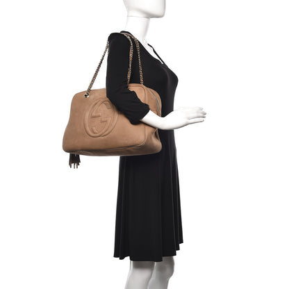 Gucci Vitello Range Medium Soho Bowler New Fango 2 of 11
