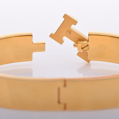Hermes Enamel Narrow Clic Clac H Bracelet PM Bleu Royal 6 of 7