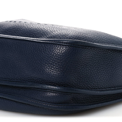 Hermes Taurillon Clemence Evelyne III PM Bleu Nuit 10 of 13