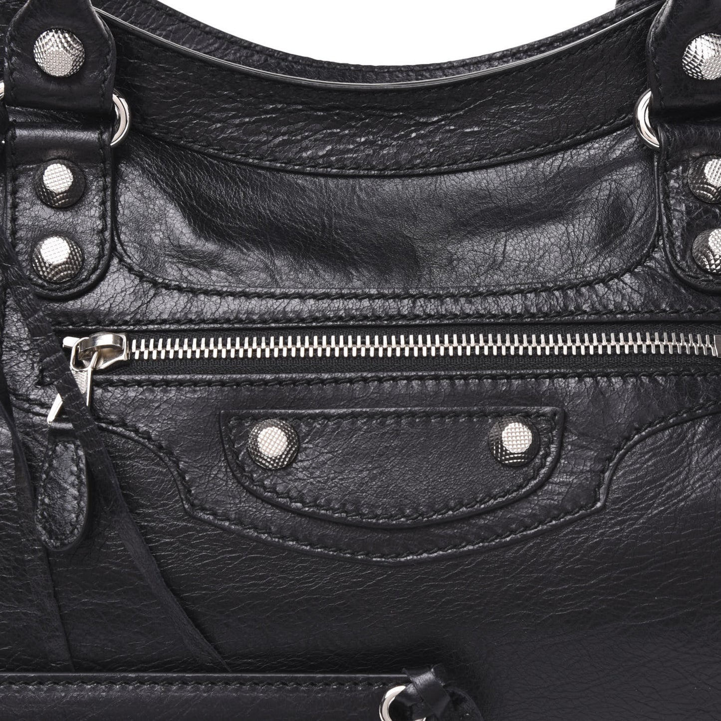 Agneau Giant 12 Silver Hardware City Black