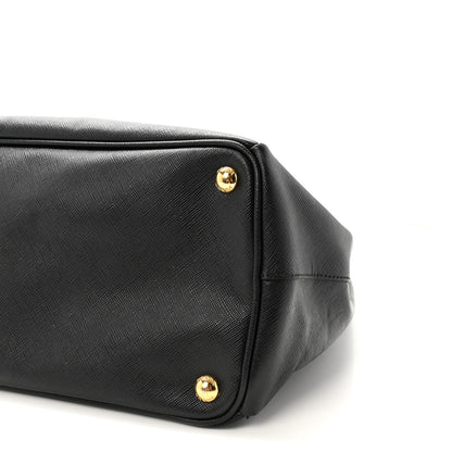 Prada Saffiano Large Galleria Double Zip Tote Black 8 of 8