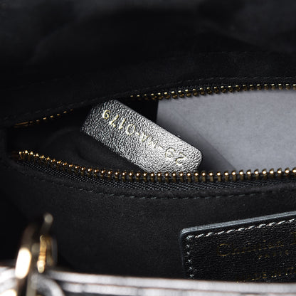 Christian Dior Metallic Grained Calfskin Cannage Small MyABCDior Gunmetal 7 of 13