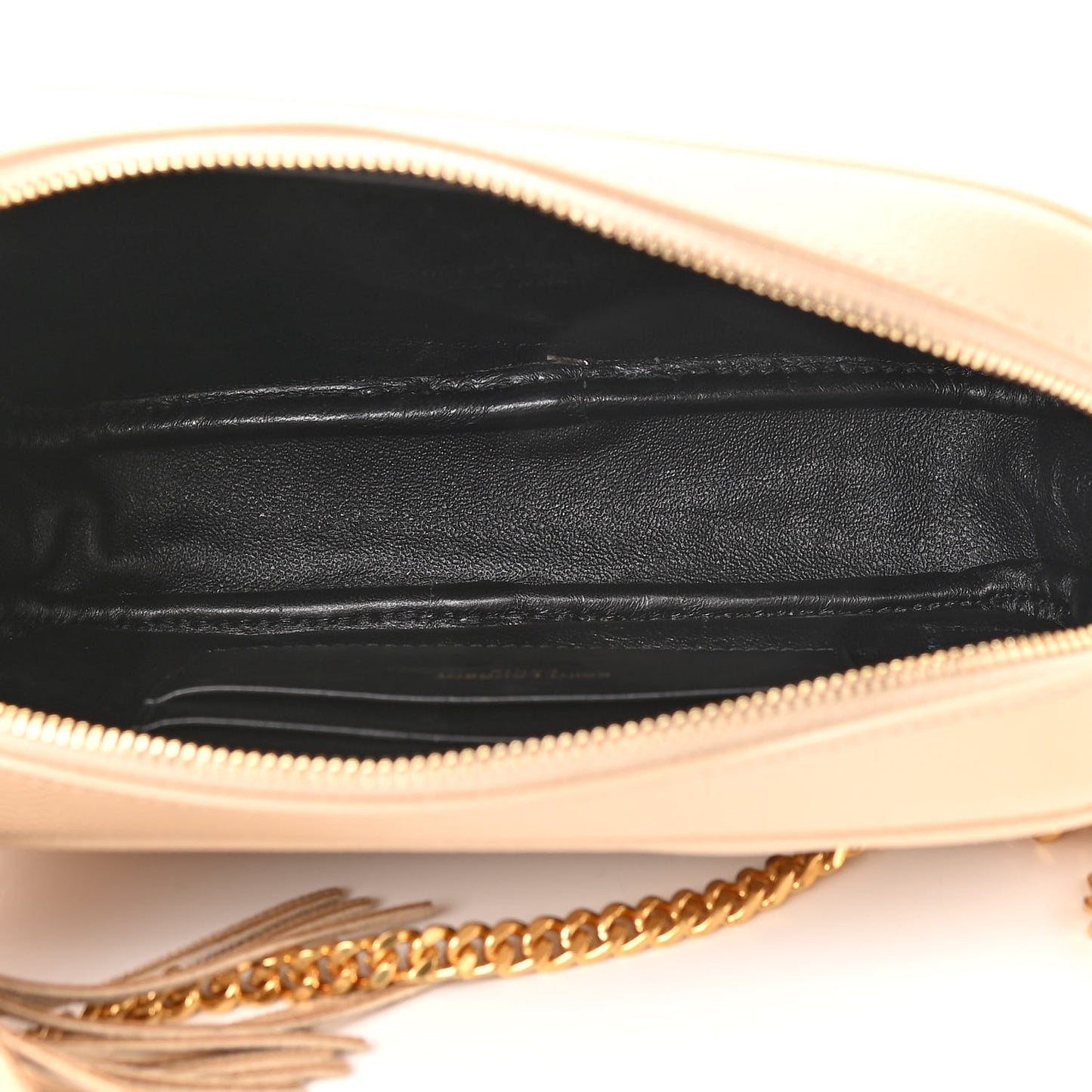 Grain De Poudre Matelasse Monogram Mini Lou Camera Bag Dark Beige