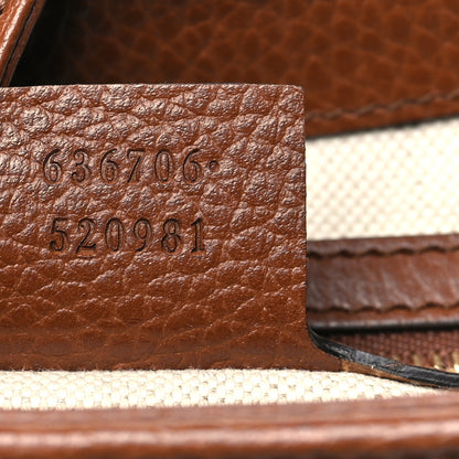 Gucci New Denim GG Monogram Calfskin Small Jackie 1961 Hobo Blue Tea Cuir 7 of 10