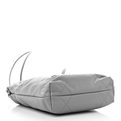 Chanel Shiny Calfskin Quilted Mini Chanel 22 Grey 4 of 10
