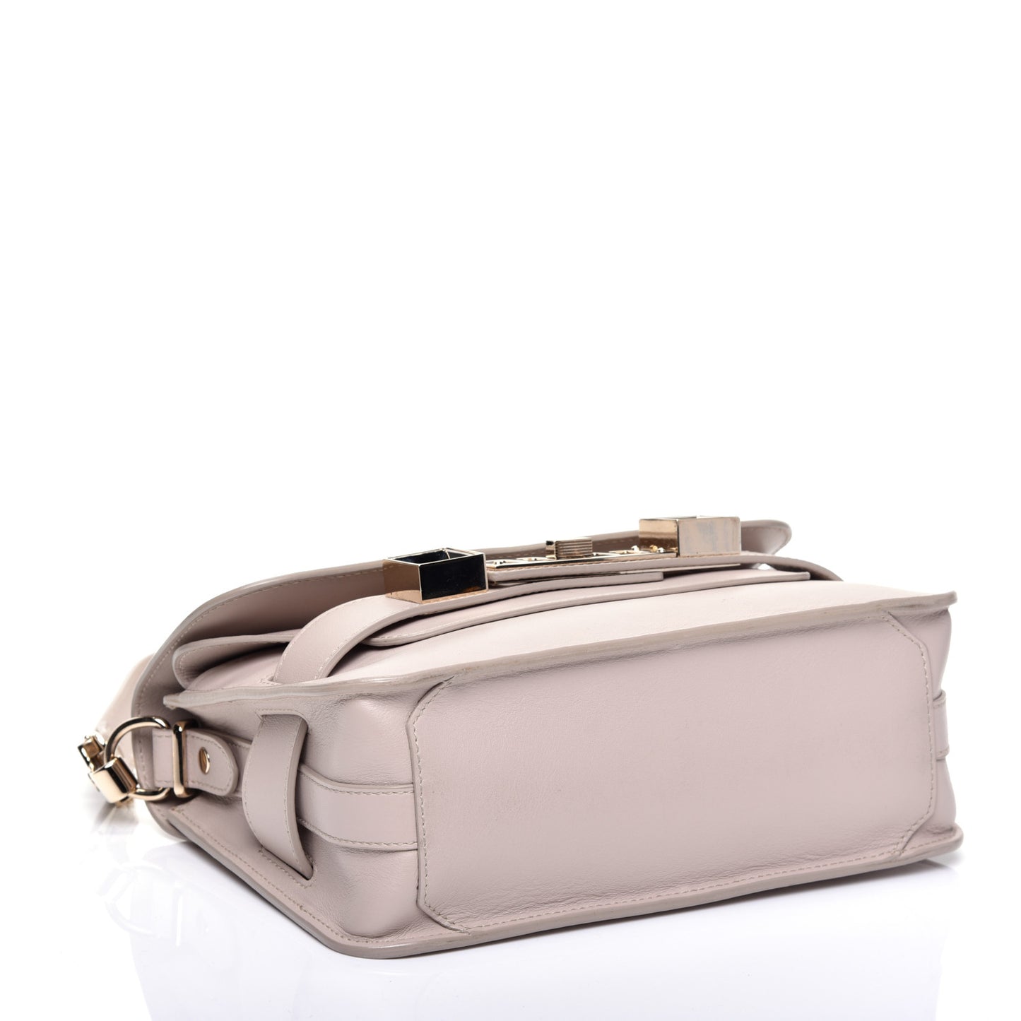 Smooth Calfskin Mini PS11 Classic Shoulder Bag Clay