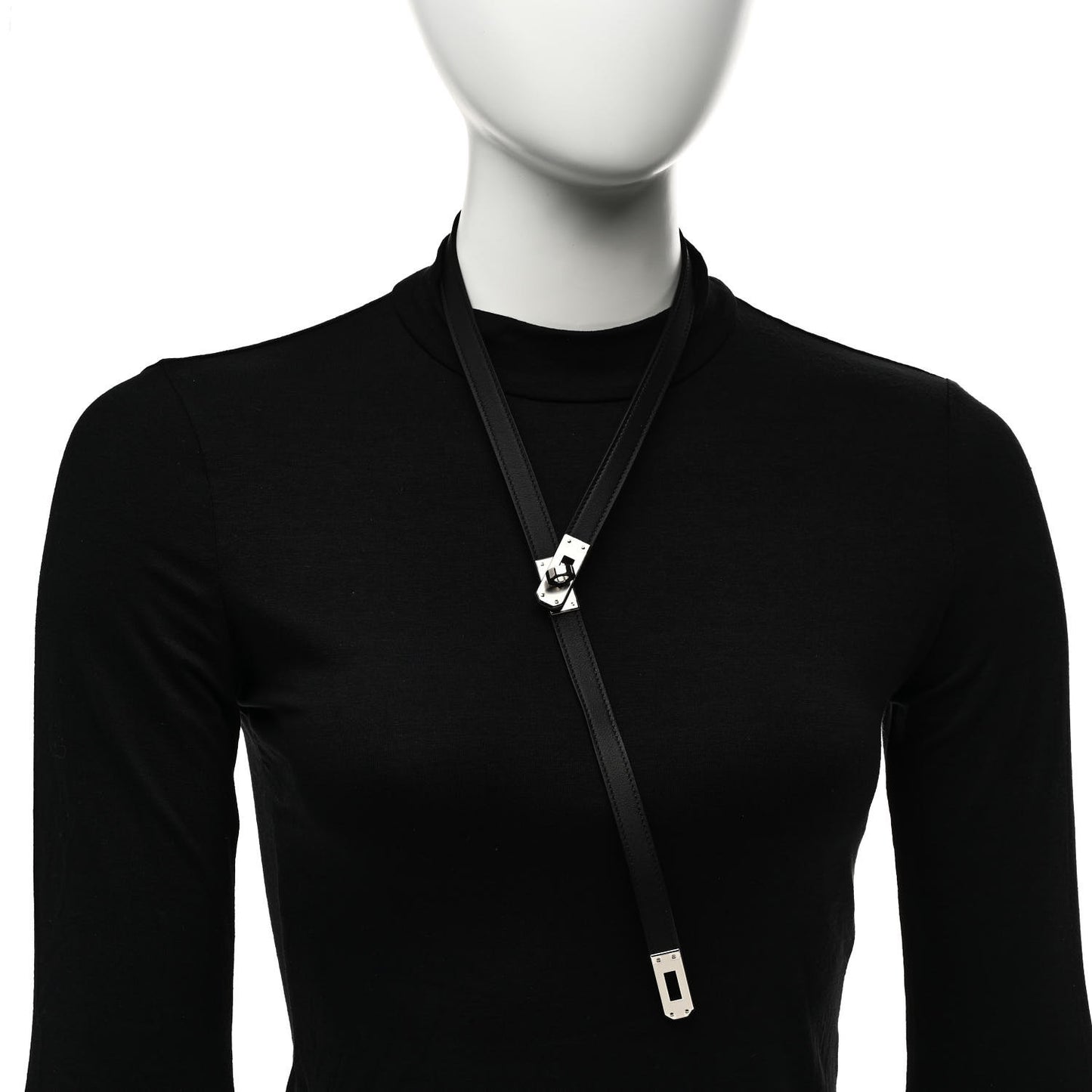 Swift Kelly Lariat Necklace Black