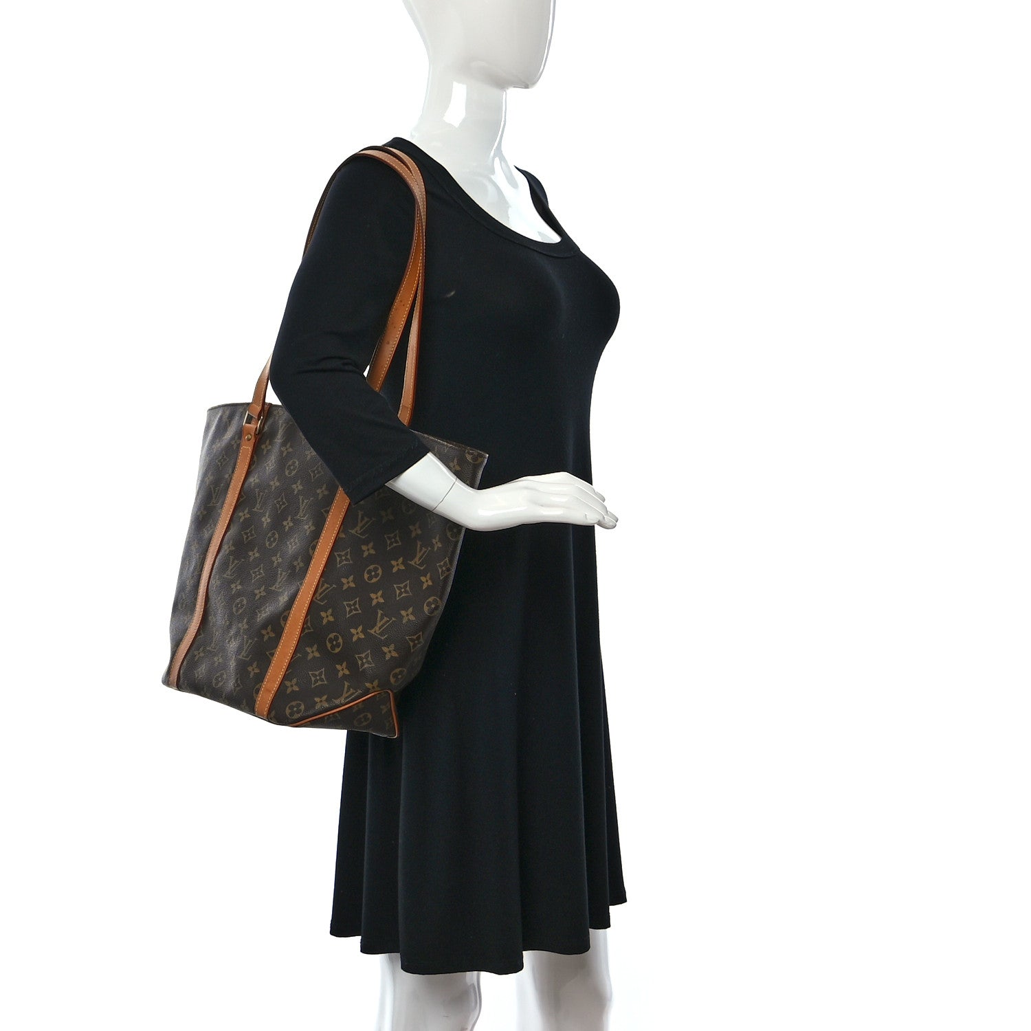 Louis Vuitton Monogram Sac Shopping Tote 2 of 16