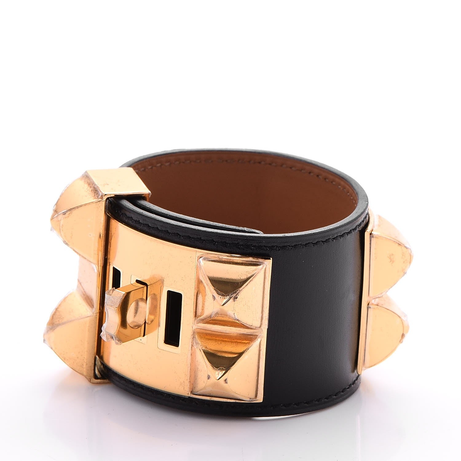 Hermes Box Collier De Chien CDC Bracelet S Black 3 of 7