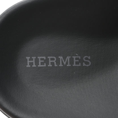 Hermes Calfskin Womens Chypre Sandals 39 Black 7 of 9