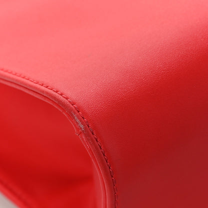 Telfar Vegan Leather Medium Shopping Bag Red 10 of 10