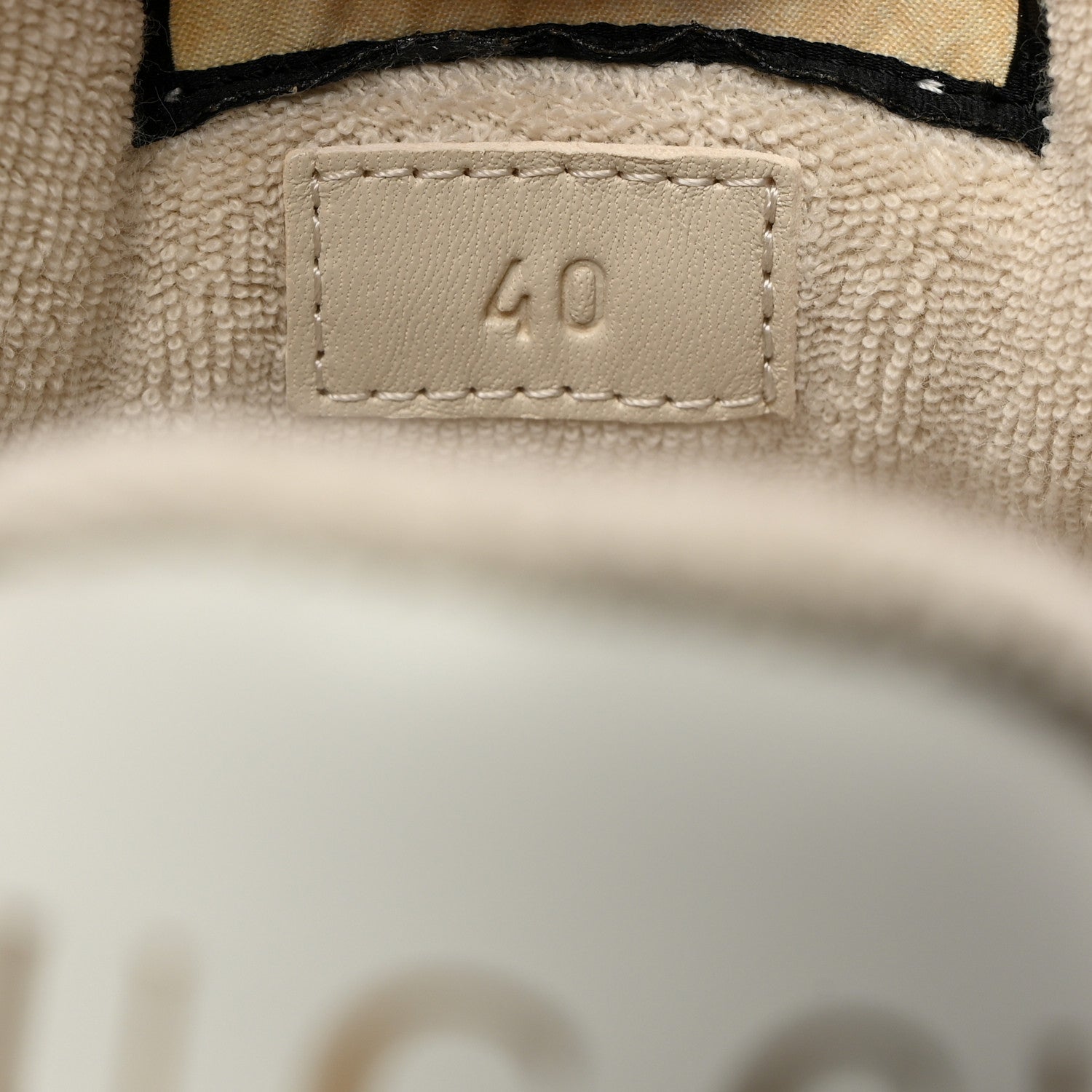 Gucci Lame GG Monogram Nubuck Web Screener Sneakers 40 Gardenia Silver Dusty Milk White 7 of 9