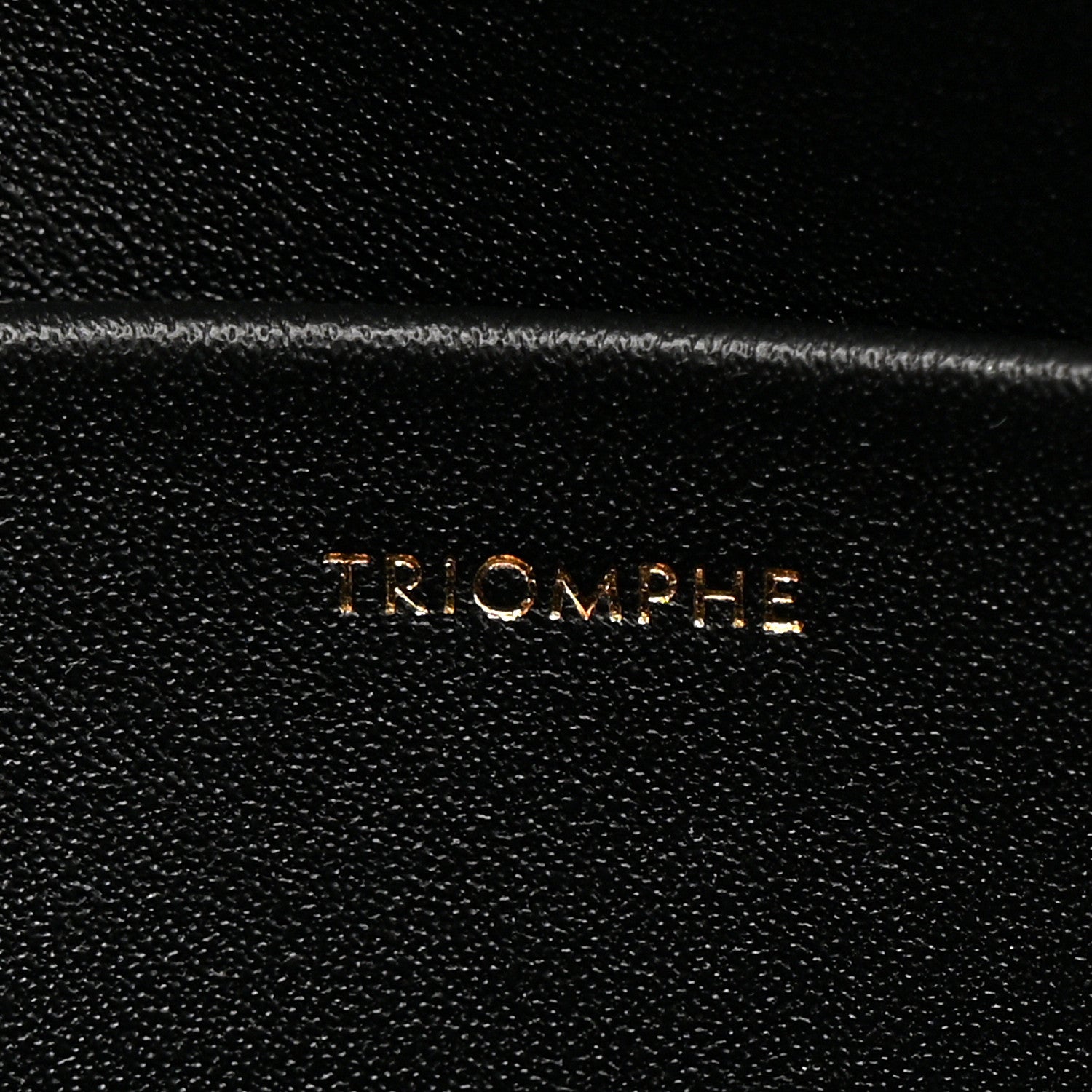 Celine Shiny Calfskin Triomphe Shoulder Bag Black 7 of 12