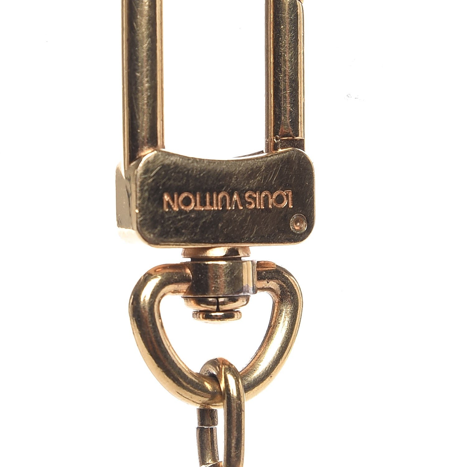 Louis Vuitton Pochette Extender Key Ring Gold 3 of 4
