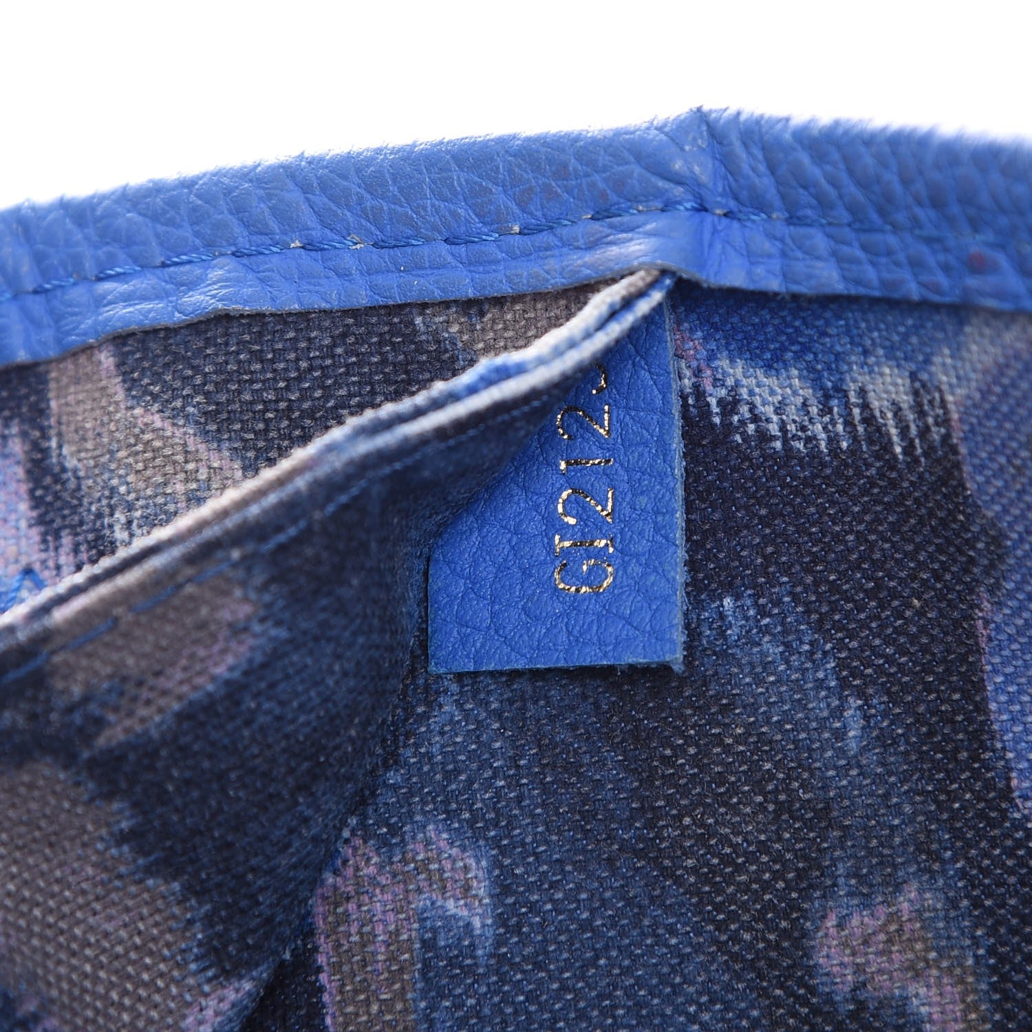 Louis Vuitton Monogram Articles de Voyage Ikat Neverfull MM Grand Blue 7 of 24