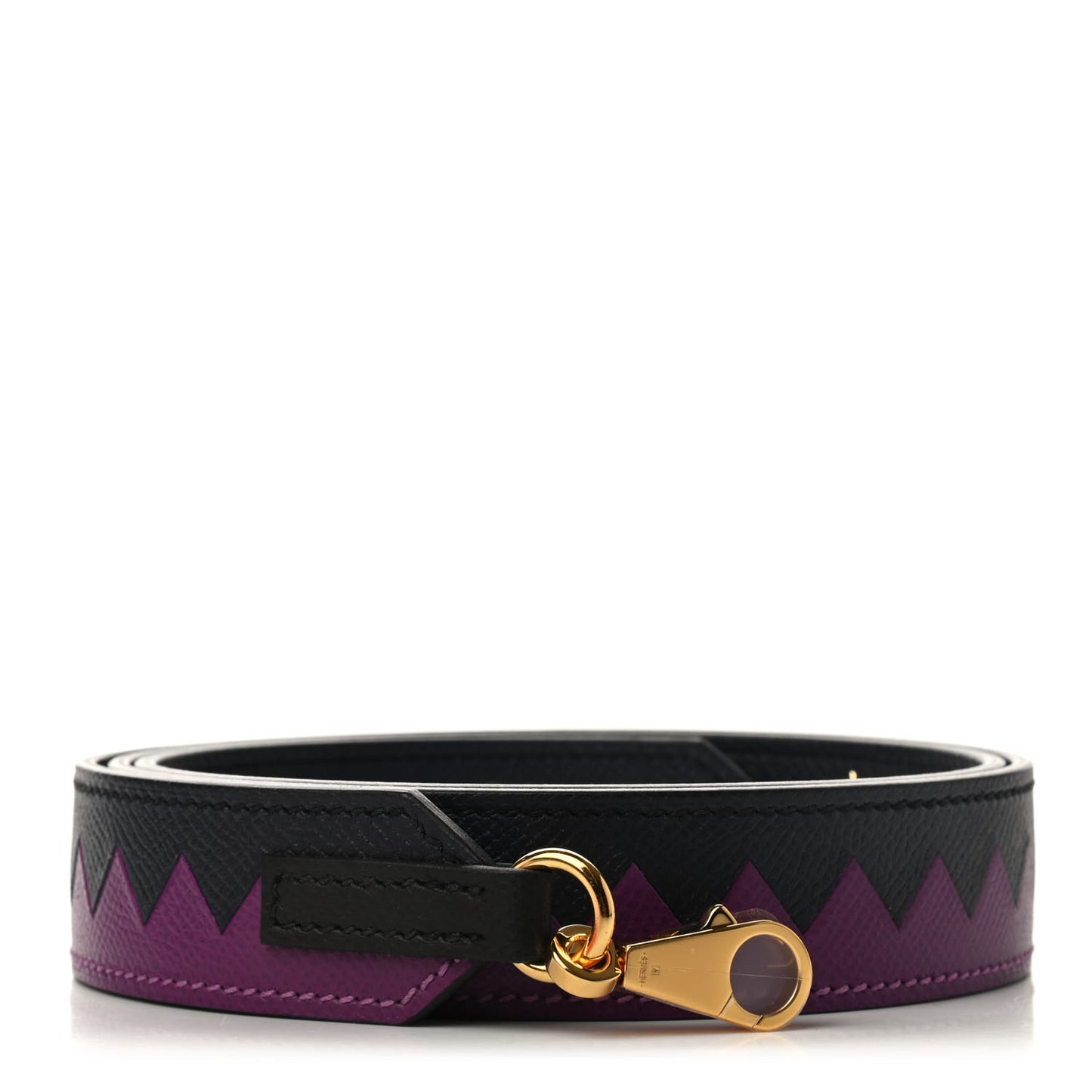 Epsom 30mm Tressage Au Galop Shoulder Strap Bleu Indigo Anemone