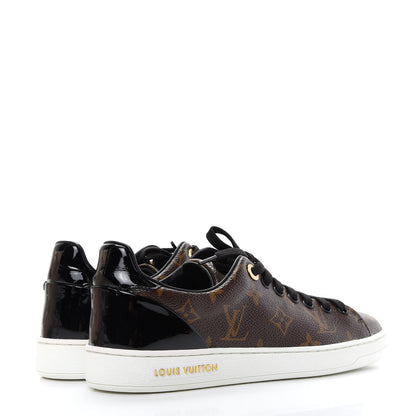 Louis Vuitton Patent Monogram Frontrow Sneakers 37 4 of 10