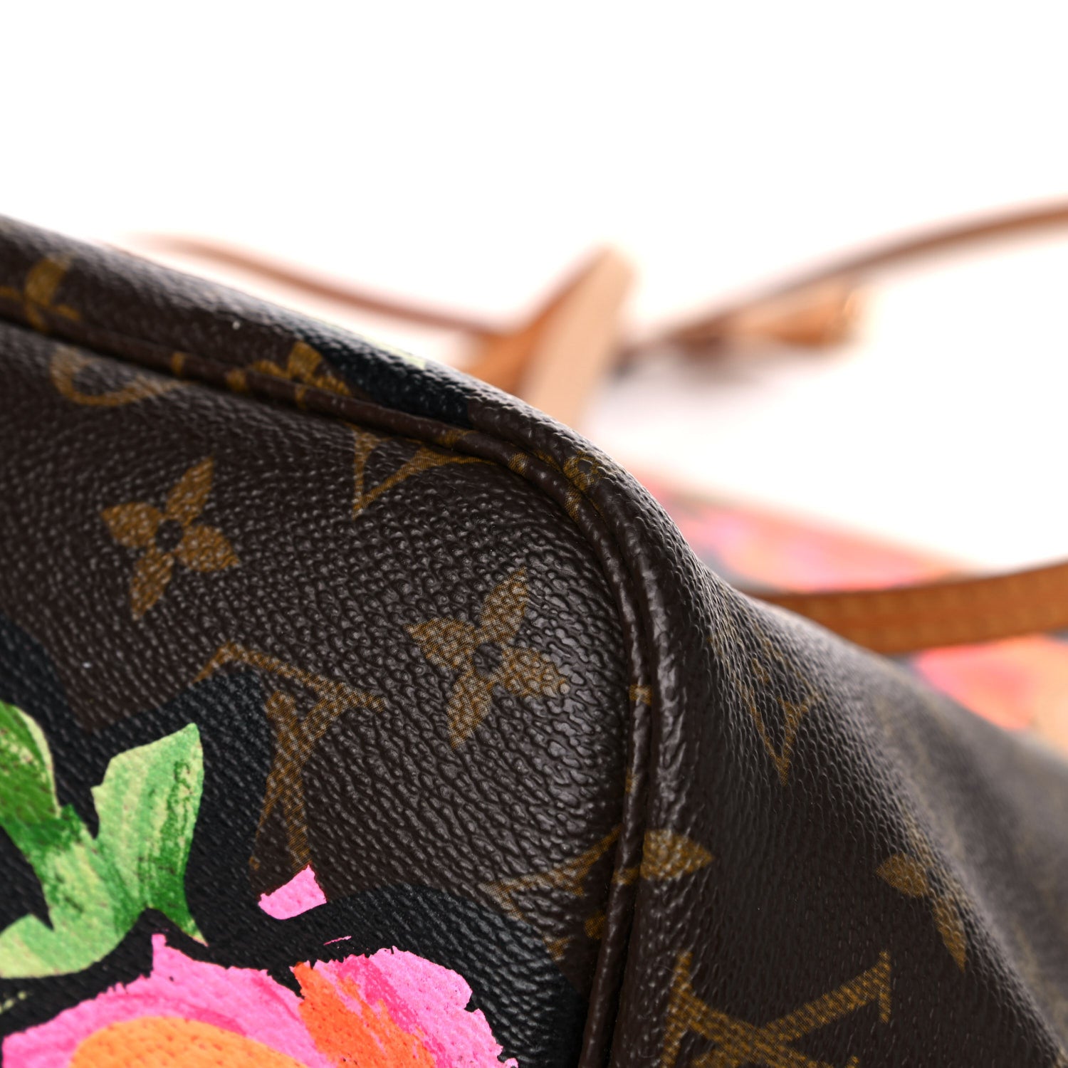 Louis Vuitton Monogram Roses Neverfull MM 12 of 22