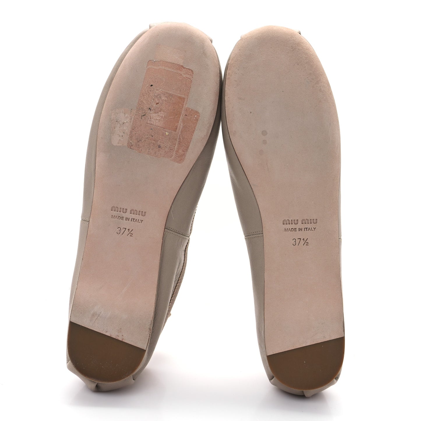 Goatskin Ballerina Flats 37.5 Water Lily