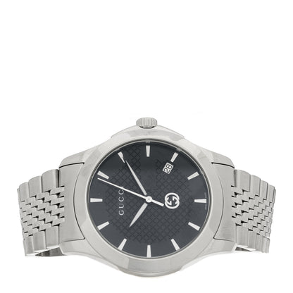 Gucci Stainless Steel 38mm G-Timeless Quartz Watch Black 2 of 4